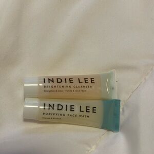 Indie Lee Mini Travel Brightening Cleanser and Purifying Face Wash Duo Brand New